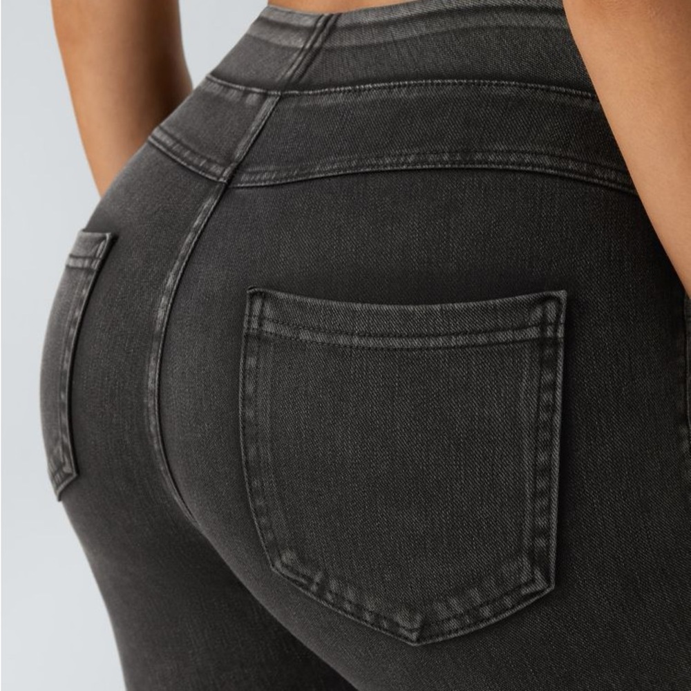 HALARA Hemp Black Denim Leggings